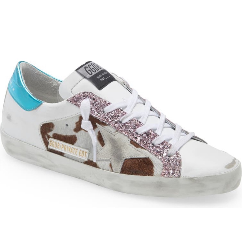 Super-Star Genuine Calf Hair Sneakers